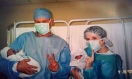 2005, the day we became parents. We had only found out four days earlier that our birth mom was carrying twins!! Best day ever!