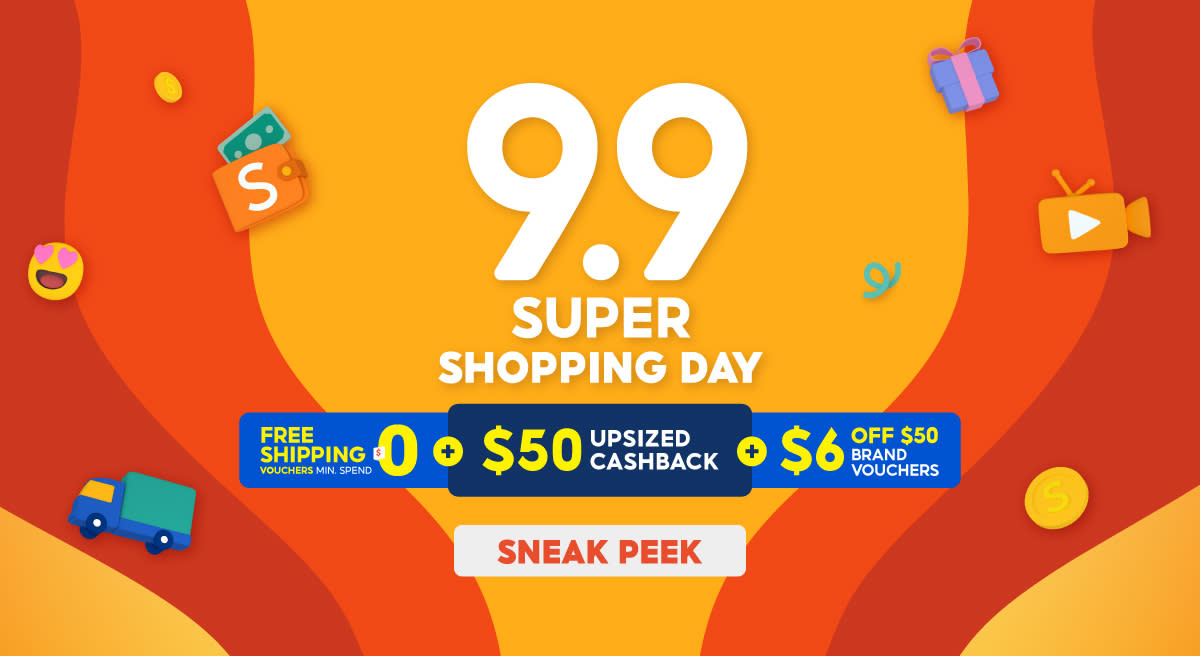 Shopee Singapore 9.9 Super Shopping Day. (Photo: Shopee SG)