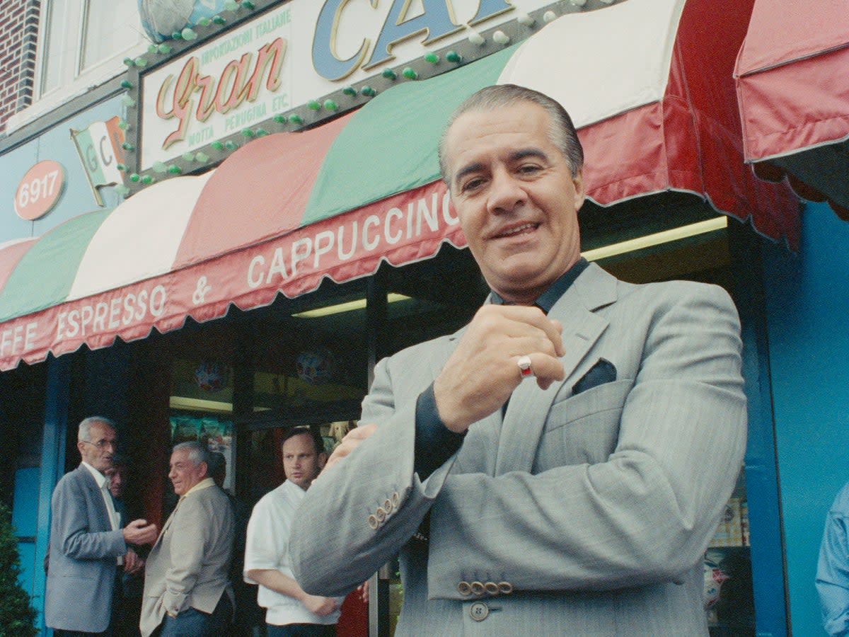 ‘Half a wise guy’: Siricco in 1990, around the time of his breakout movie role in ‘Goodfellas’  (Getty)