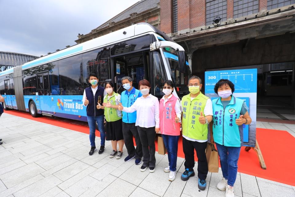 《圖說》台中市幹線公車7月1日六線齊發。