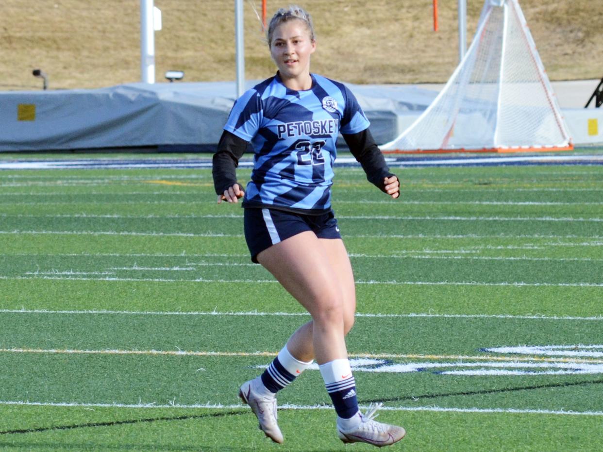 Emma Nicholson and others on the Petoskey backline came up big to preserve a tie on the road against Traverse City West Thursday.