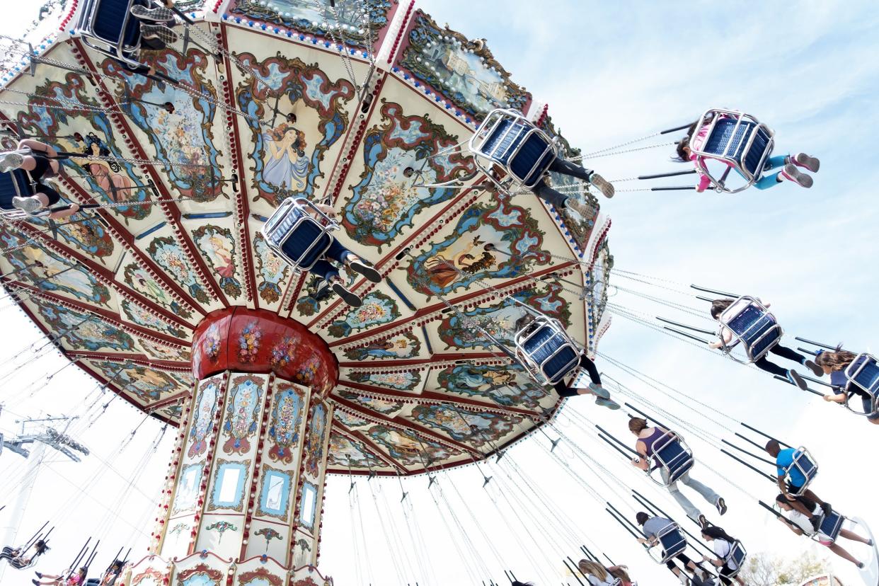 aerial chair ride at the State Fair of Texas