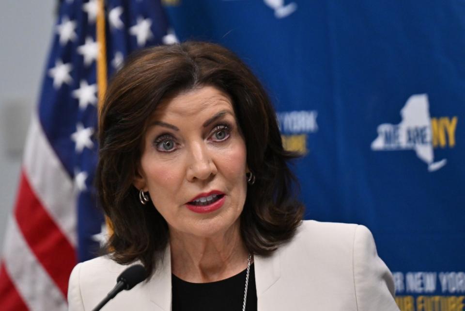 Gov. Kathy Hochul says she expects the legislature to pass the legislation proposed to amend the state’s evidence rules. Paul Martinka