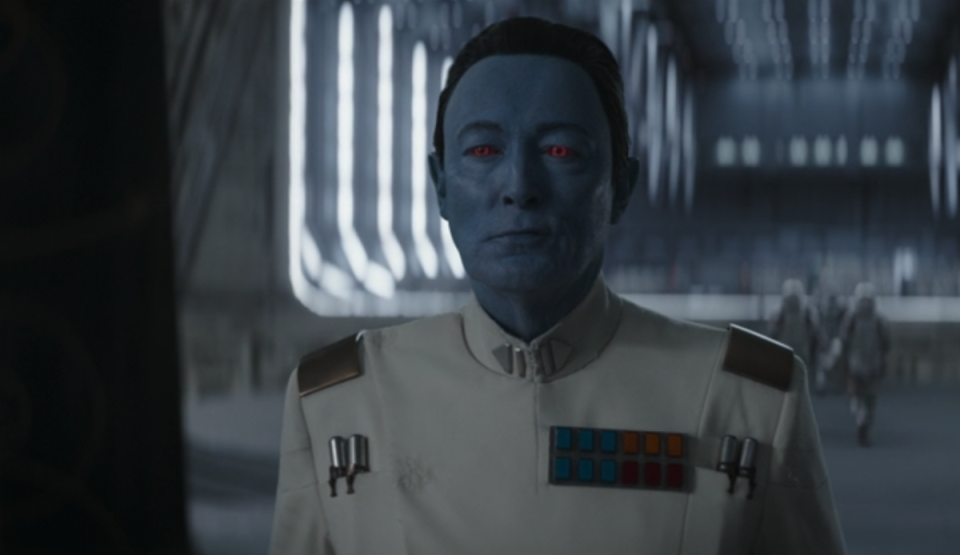 Lars Mikkelsen as Grand Admiral Thrawn: a long-awaited live-action debut.<p>Disney</p>