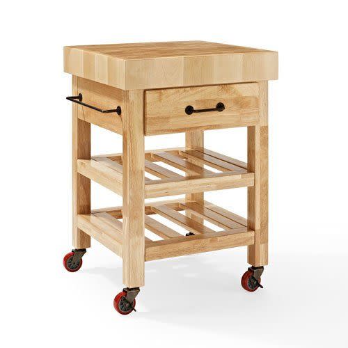 Crosley Marston Butcher Block Kitchen Cart