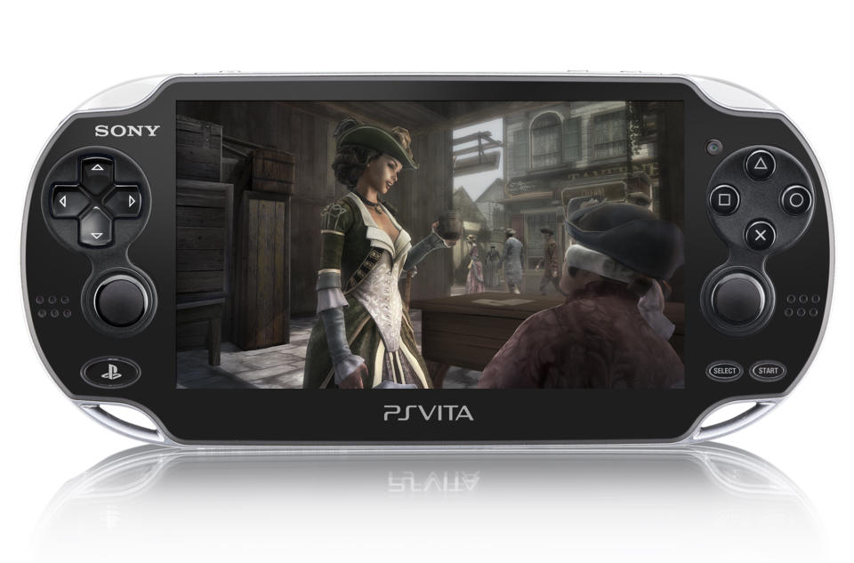 This undated publicity photo provided by Ubisoft shows a scene from "Assassin's Creed III: Liberation," viewed on the Sony PlayStation Vita. The daughter of an African slave and a French shipping magnate in New Orleans at the end of French and Indian War, Aveline is the deadly but charming protagonist of "Assassin's Creed III: Liberation" (Ubisoft, for the PlayStation Vita, $39.99) who seeks to fight injustices in and around the Big Easy as a member of the series' secret order of assassins. (AP Photo/Ubisoft)