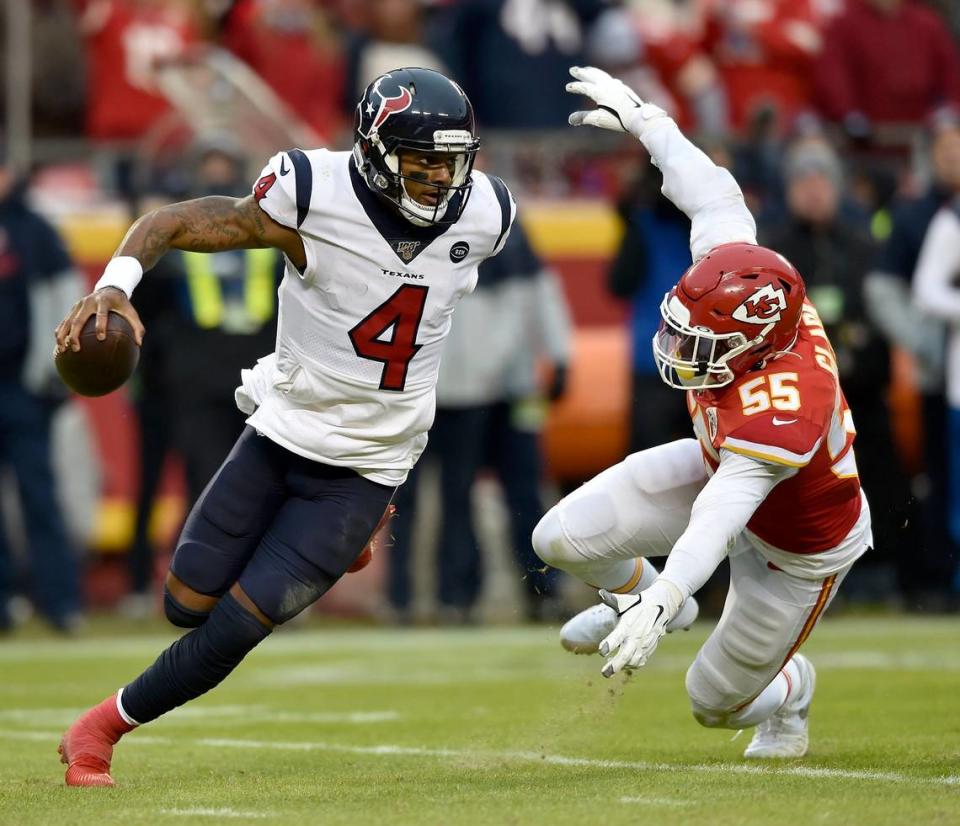 Houston Texans QB Deshaun Watson hasn’t played in 2021 and is facing more than 20 civil lawsuits alleging sexual assault and sexual misconduct. Watson has denied the allegations.