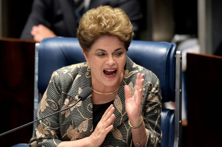 Suspended Brazilian President Dilma Rousseff confronted her accusers in a marathon session Monday, telling the Senate that she is innocent and warning that Brazilian democracy is in danger