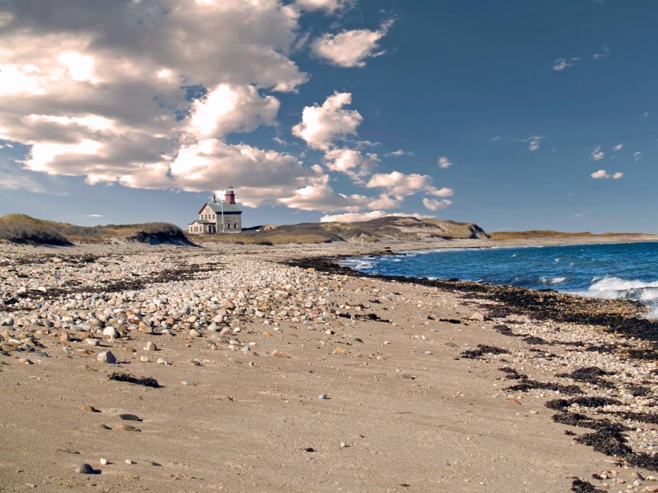 A beach in Rhode Island