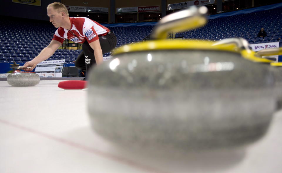 Team Canada skip Brad Jacobs (The Canadian Press)