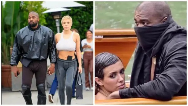 Venice boat company bans Kanye West and wife Bianca Censori after NSFW photos seemingly catch them in a lewd act. (Photos: Daily Mail)