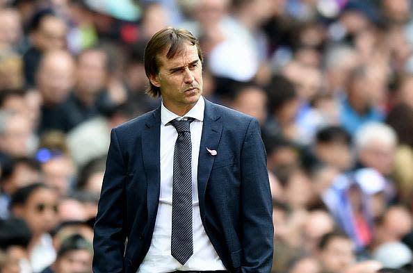 Julen Lopetegui has only been in charge at the Bernabeu for two months (Getty)