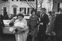 <p>December 1960, when men wore cufflinks to the hospital for the birth of their children.<br></p>