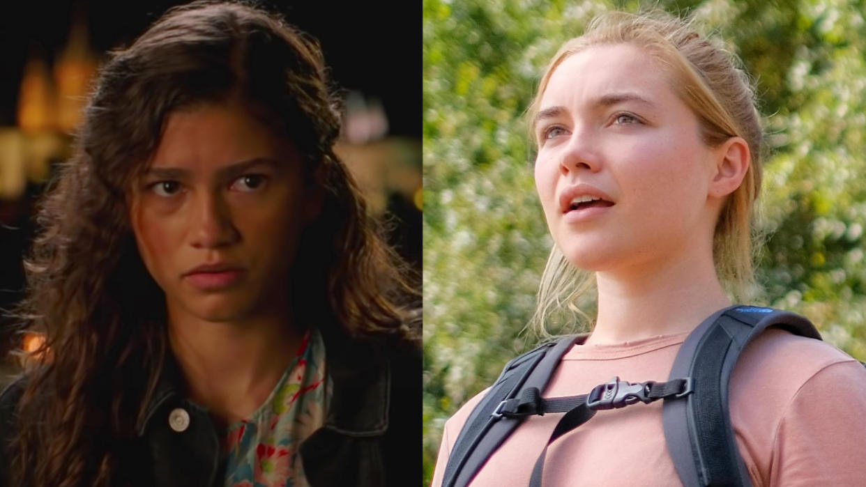  Zendaya in Spider-Man: Far From Home and Florence Pugh in Midsommar 