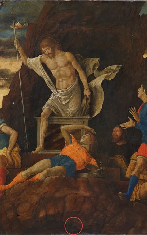 'The Resurrection of Christ' spent more than a century in a storeroom in a museum in northern Italy and was considered a copy but has now been attributed to Andrea Mantegna