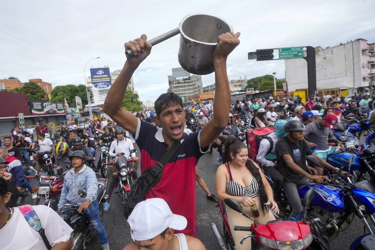 Las manifestaciones se llevaron a cabo de manera pacífica pero mostraron la rabia del pueblo venezolano