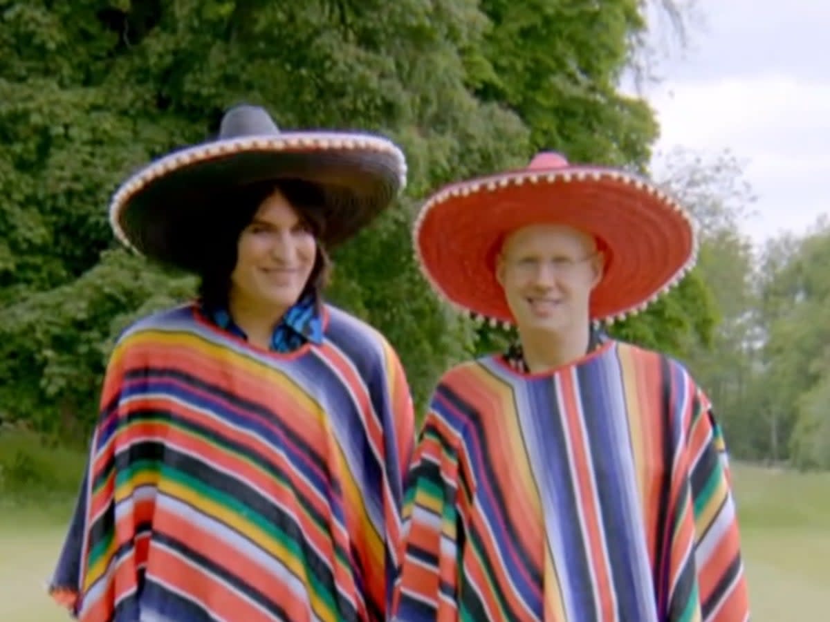 Noel Fielding and Matt Lucas on ‘The Great British Bake Off' (Channel 4)