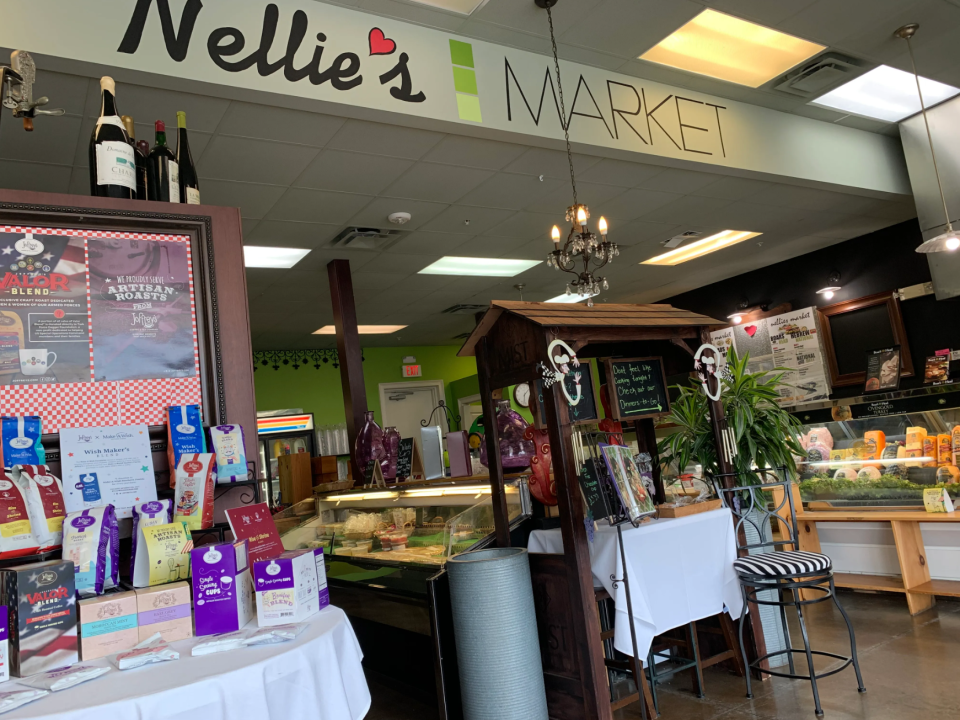 Nellie's Deli, Market & Catering was at 15 S. Beneva Road in Sarasota.