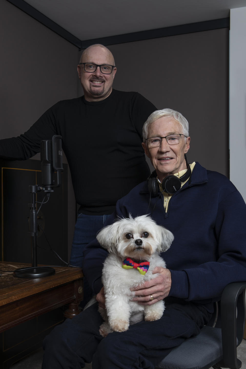 Malcolm Prince and Paul O’Grady (Emily Sandy/ Boom Radio/PA)