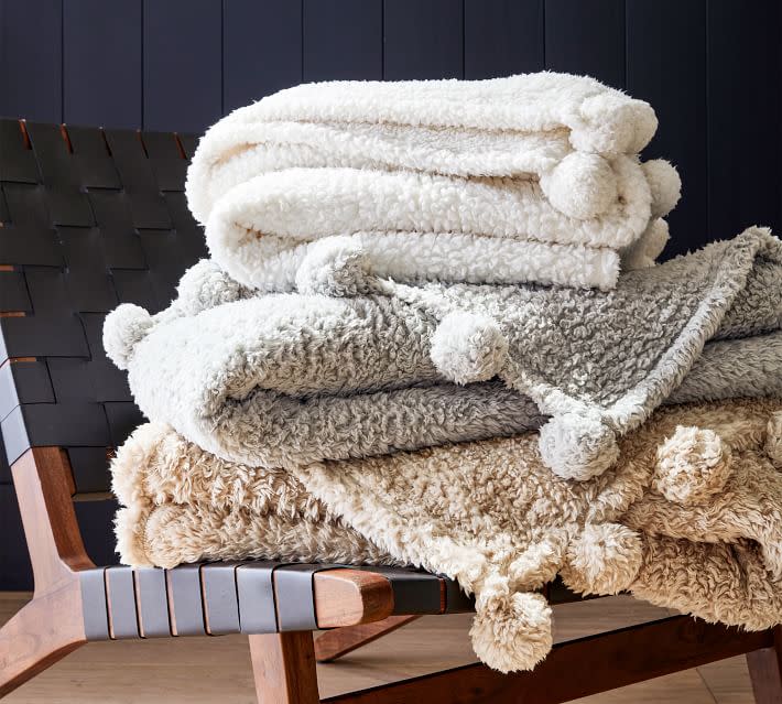 <p><a href="https://go.redirectingat.com?id=74968X1596630&url=https%3A%2F%2Fwww.potterybarn.com%2Fproducts%2Fcozy-pom-pom-throw&sref=https%3A%2F%2Fwww.womansday.com%2Frelationships%2Ffamily-friends%2Fg45673138%2Fbest-gifts-for-moms%2F" rel="nofollow noopener" target="_blank" data-ylk="slk:Shop Now;elm:context_link;itc:0;sec:content-canvas" class="link ">Shop Now</a></p><p>Cozy Pom Pom Sherpa Throw</p><p>potterybarn.com</p><p>$49.00</p><span class="copyright">Pottery Barn</span>