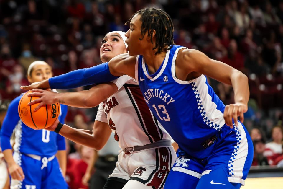 Ajae Petty led Kentucky with 14.2 points and 10.6 rebounds in 2023-24 and started all 32 games.