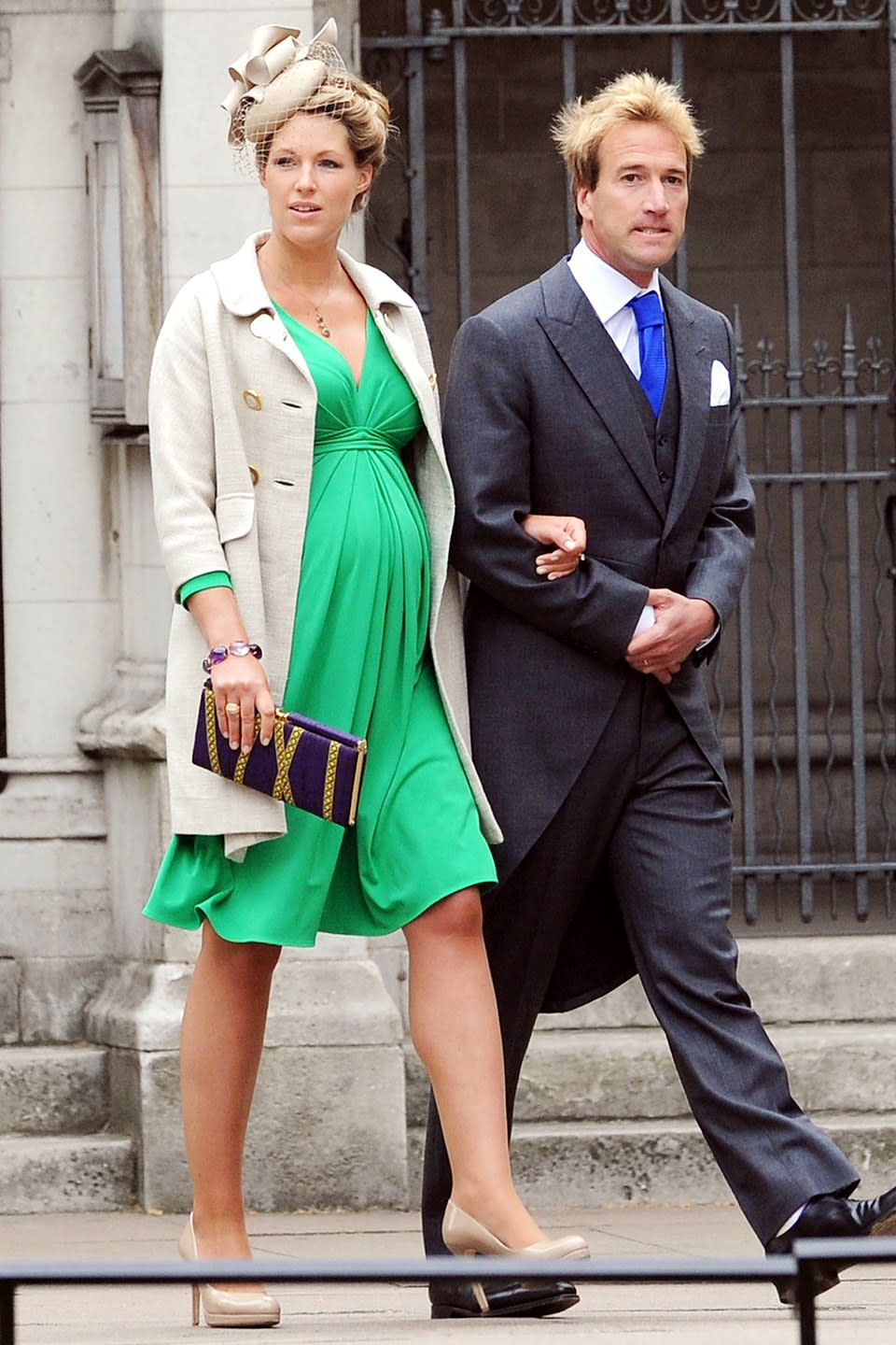 Marina Fogle and her husband Ben, the British broadcaster and explorer, with bleached tips and tails.