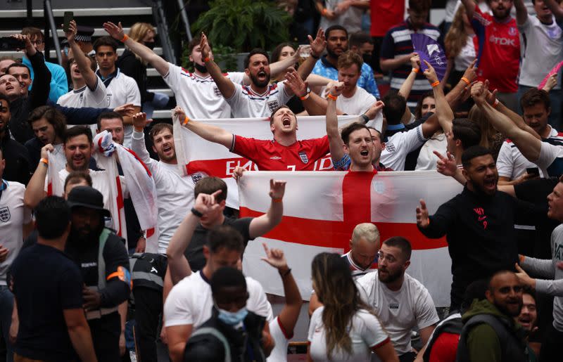 Euro 2020 - Fans gather for England v Germany