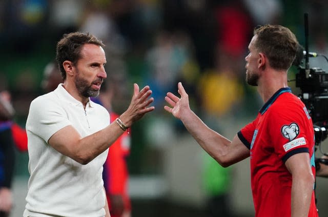 England manager Gareth Southgate has kept Jordan Henderson in his squad 