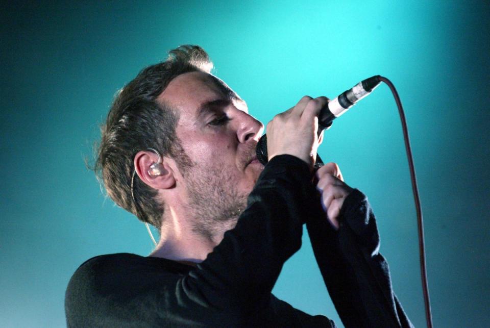 Robert Del Naja of the British group Massive Attack, has been rumoured to be Banksy, but it seems unlikely (Carl De Souza/Getty Images)