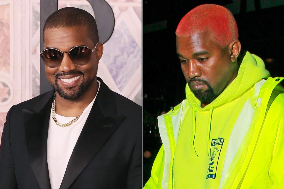 As private firefighters saved the rapper's home from the raging California wildfires, Kanye took his mind off of the devastation by dyeing his hair hot pink.