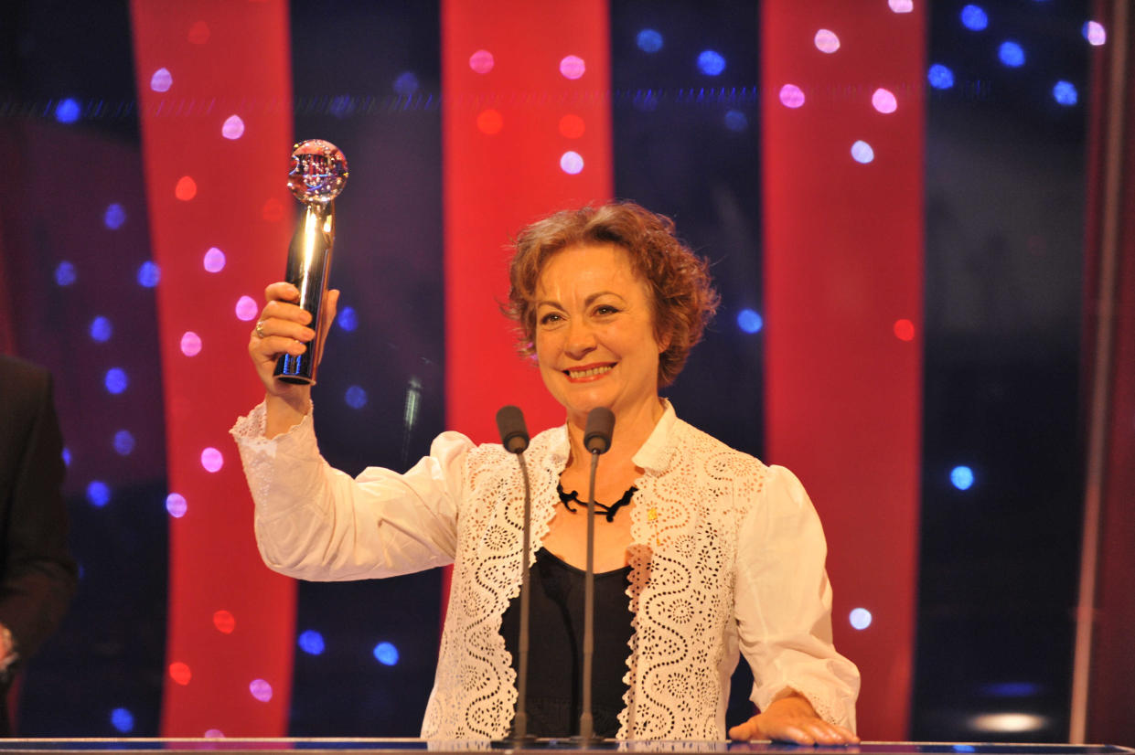 Anita Carey at The British Soap Awards in 2009 when
EastEnders won (ITV/Shutterstock)