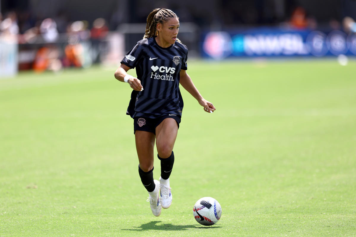 Trinity Rodman leaves Washington Spirit game in a wheelchair after ‘intense back spasm’