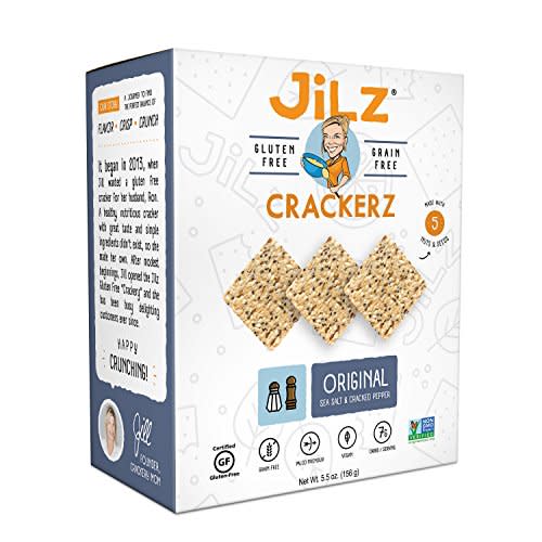 3) Jilz Gluten Free Cracked Pepper and Sea Salt Crackerz