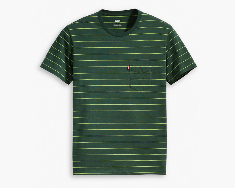 Levi's Classic Striped Pocket Tee Shirt