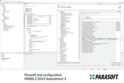 Parasoft's Support Provides Complete Coverage for Secure C Applications