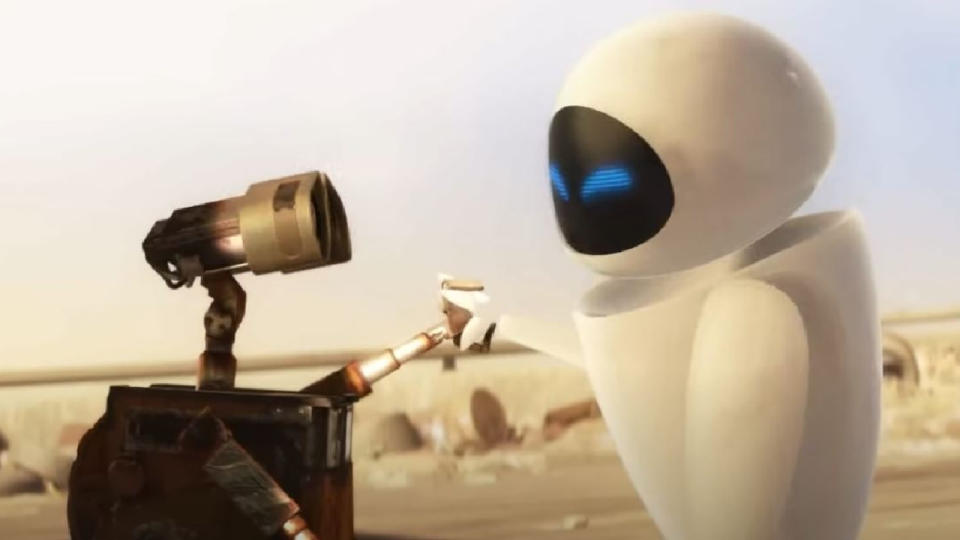 Eve Trying Her Best To Save Wall-E (WALL-E)