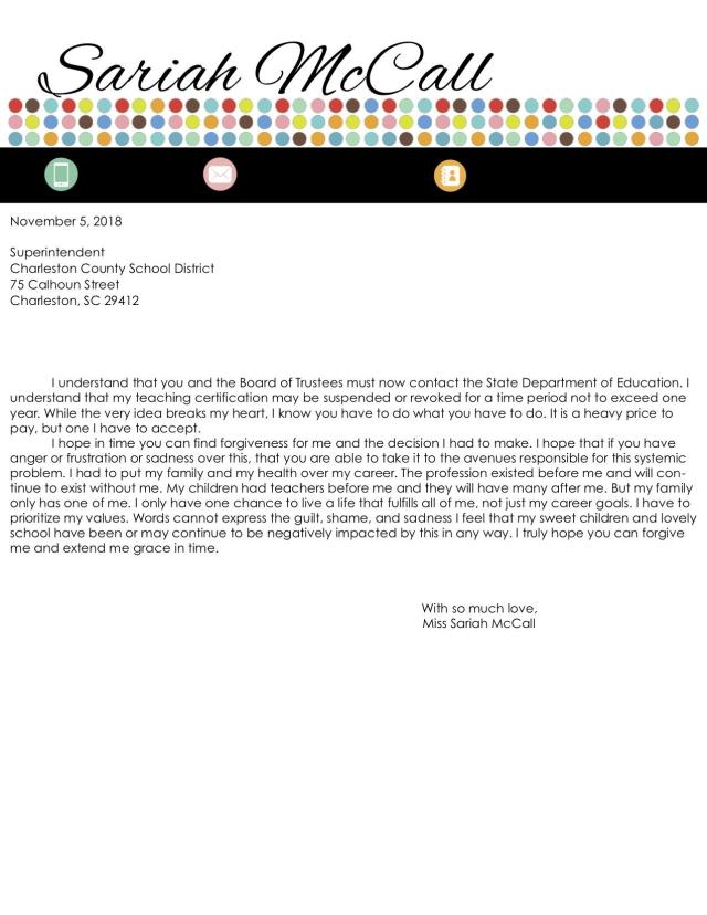 Former Teacher S Powerful Resignation Letter Goes Viral