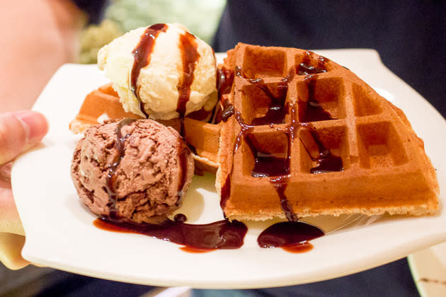 Oscar's-Waffles and Ice Cream