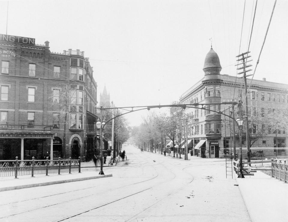 Chenango Street with the Arlington Hotel on the left was a main thoroughfare for two centuries.