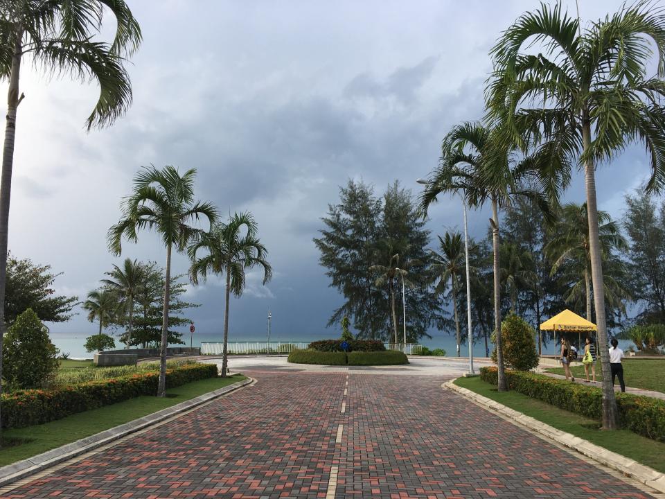 The scenic end point for the International Bintan Marathon. (PHOTO: Chia Han Keong/Yahoo News Singapore)