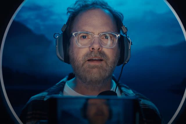 <p>AT&T</p> Rainn Wilson in a new AT&T commercial, which reunites him with 'The Office' stars Jenna Fischer, Craig Robinson, Brian Baumgartner, Kate Flannery, and Creed Bratton