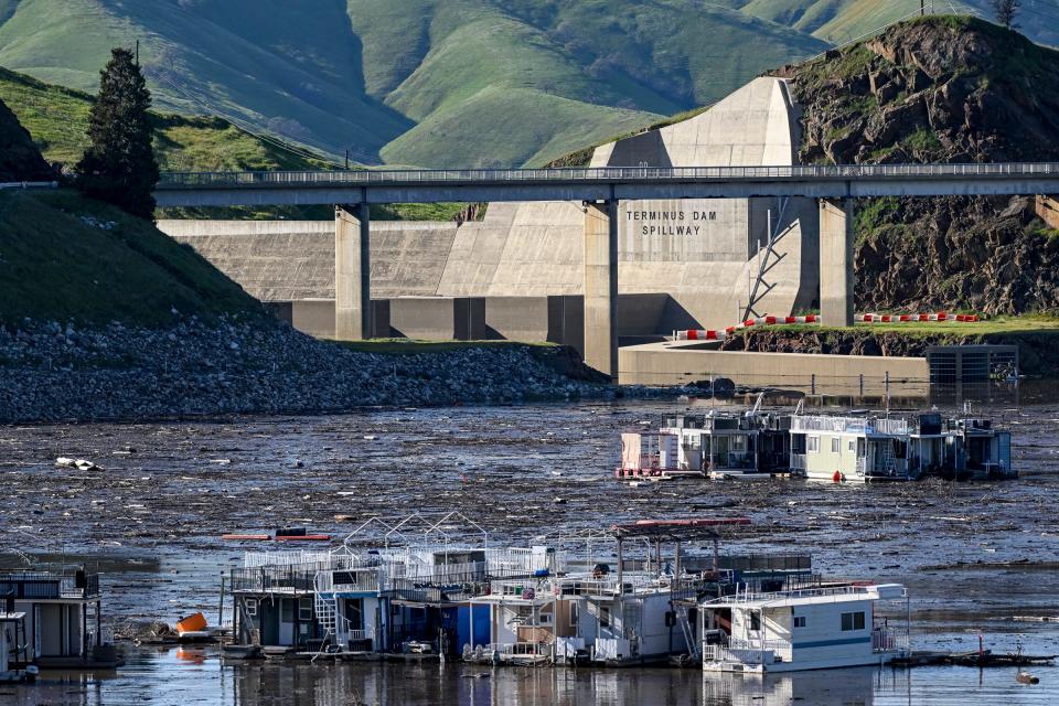 Terminus dam on Monday, March 13, 2023. 