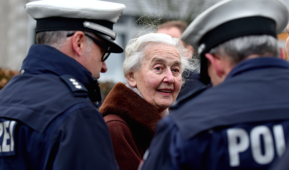 Ursula Haverbeck has a number of convictions for Holocaust denial (Picture: Rex)