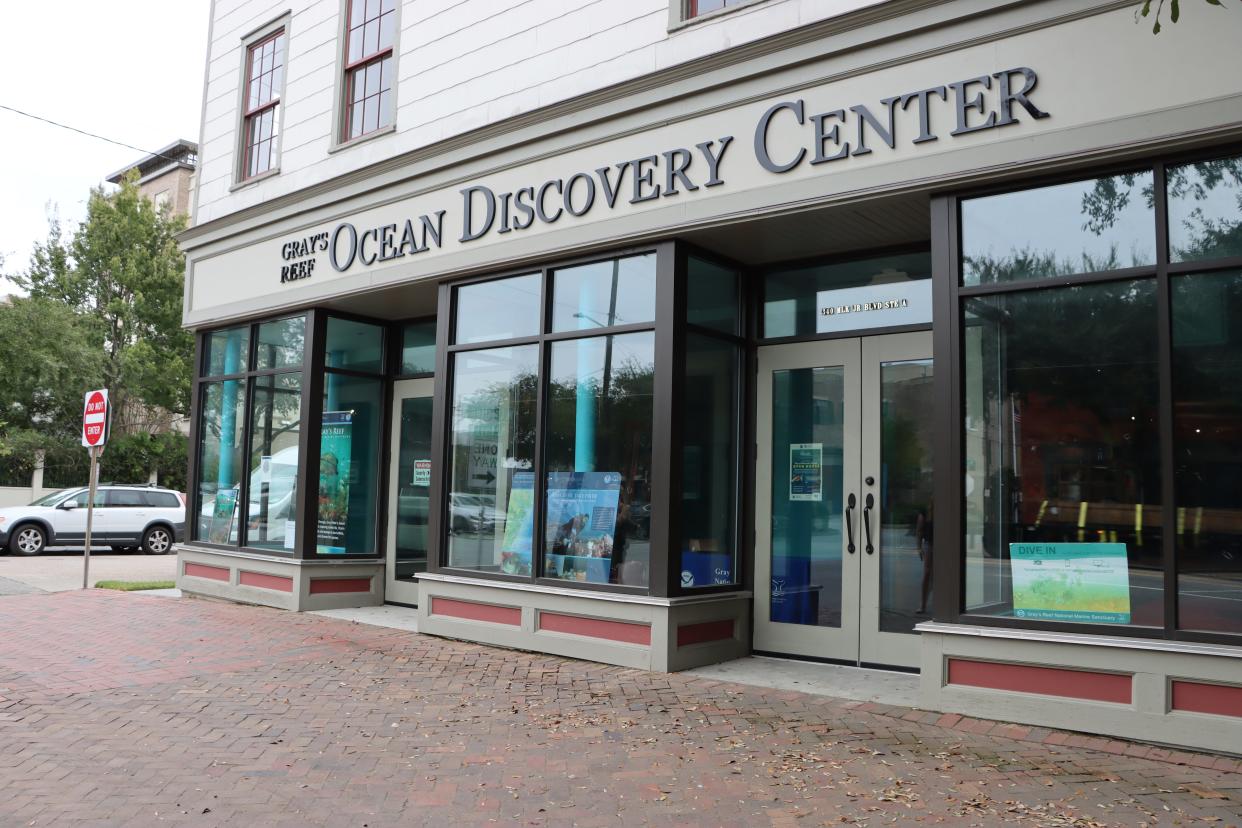 The new Gray's Reef Ocean Discovery Center at 340 Martin Luther King Jr, Blvd.