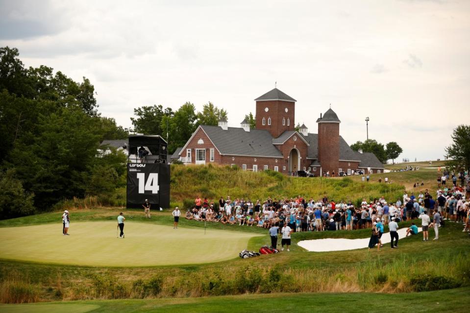 There are two 18-hole golf courses on the property. LIV via Getty Images