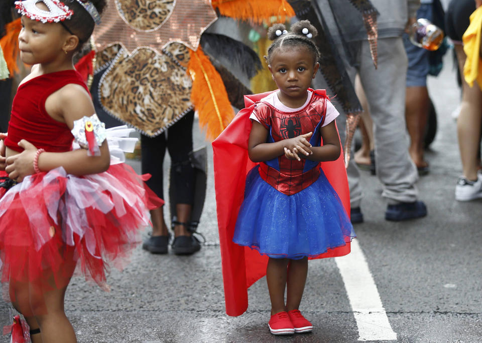 <p>Performers participate in the children’s day parade at the Notting Hill Carnival in London, Britain August 28, 2016. (Photo:Peter Nicholls/Reuters) </p>