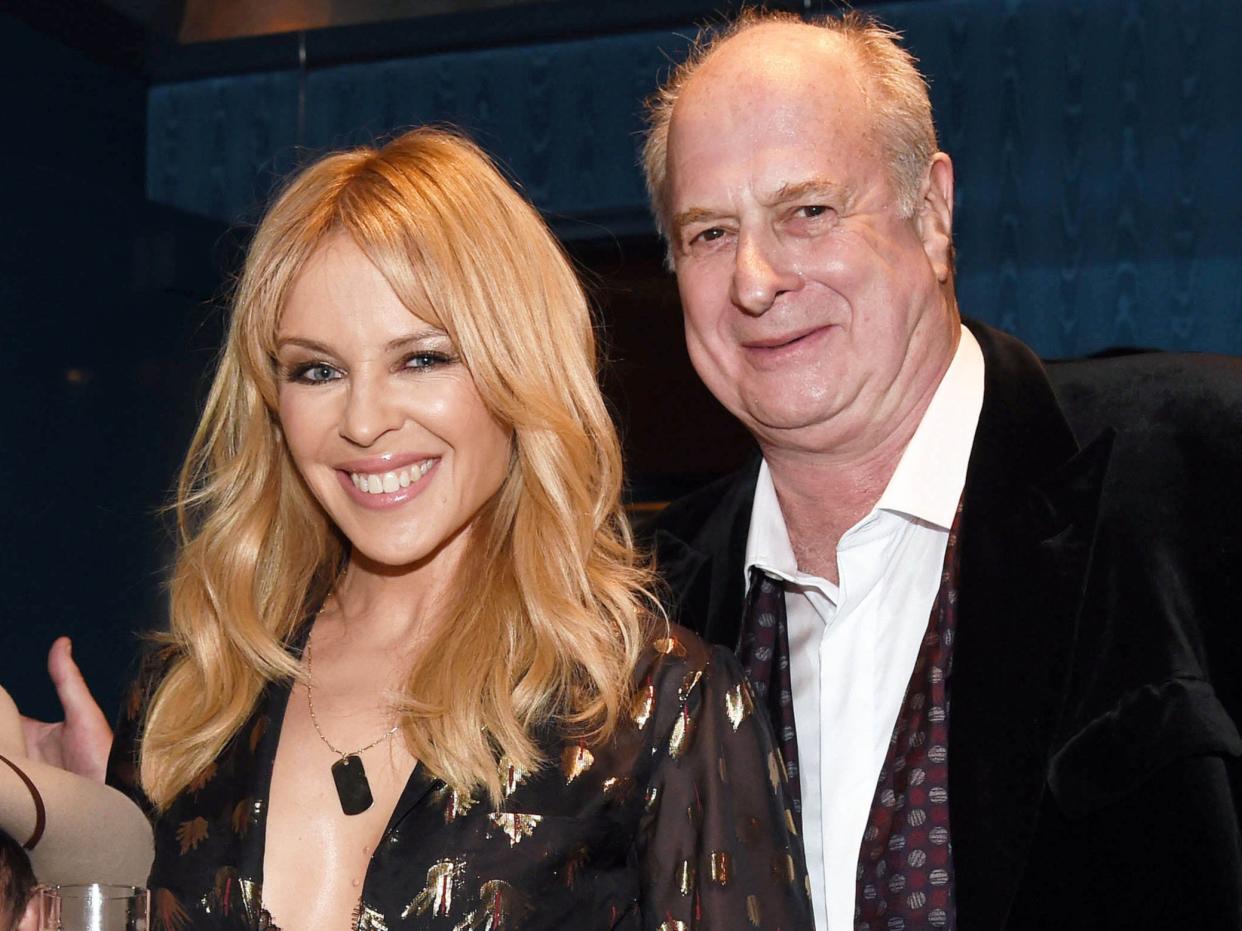 Minogue and Gudinski in 2017 (Jim Lee Photo/Shutterstock)