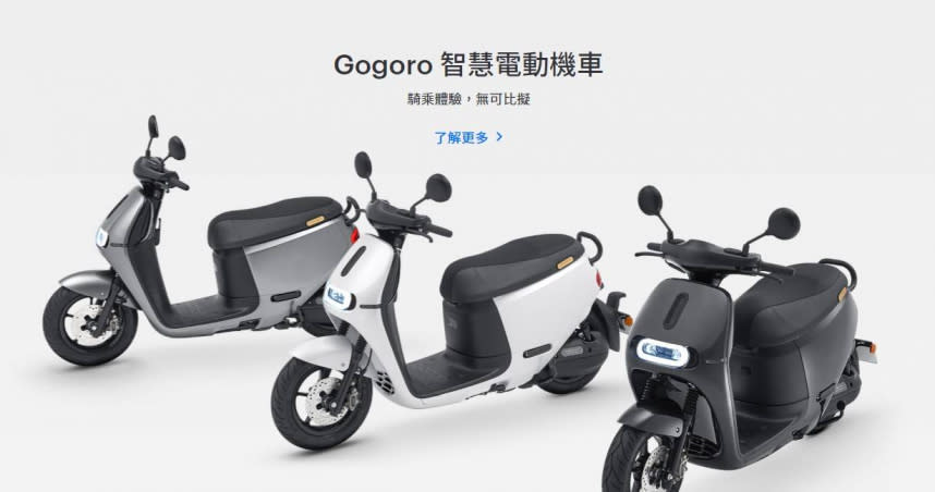 Gogoro正式宣布將透過SPAC公司赴美上市。（圖／翻攝自Gogoro台灣官網）