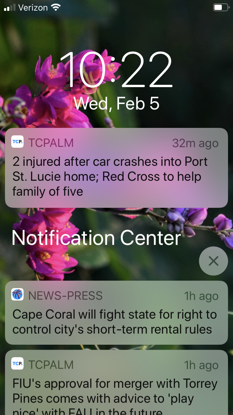 Customize the notifications to meet your needs. You also can schedule quiet time for when you don't want to receive alerts.