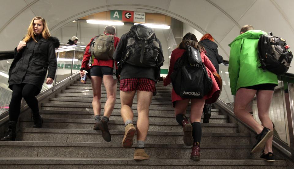 No Pants Subway Ride